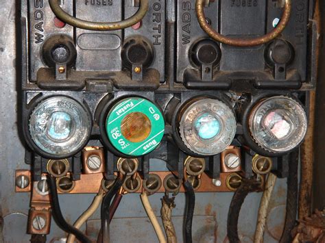 old style electric fuse box|old style screw in fuses.